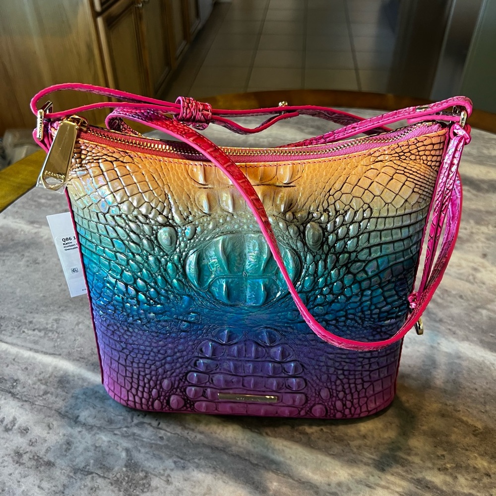 Brahmin Gorgeous Katie Horizon Ombré Melbourne Bag NEW with tags